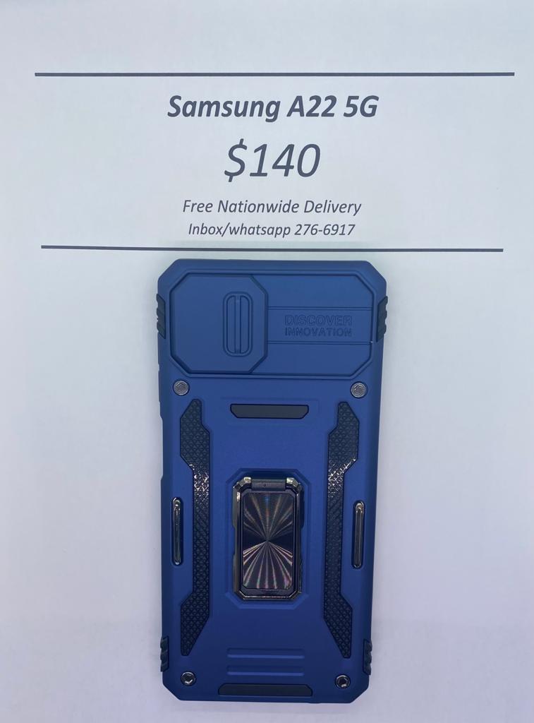 A22 5G Blue Rugged w Camera Cover