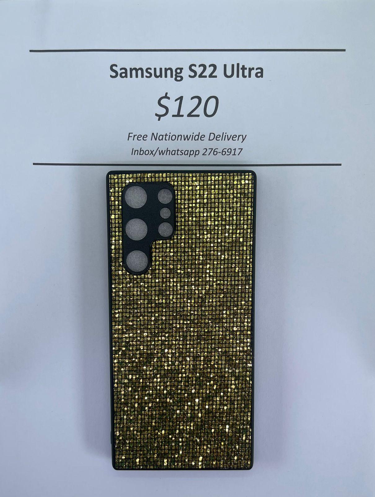 S22 Ultra Gold Glitter