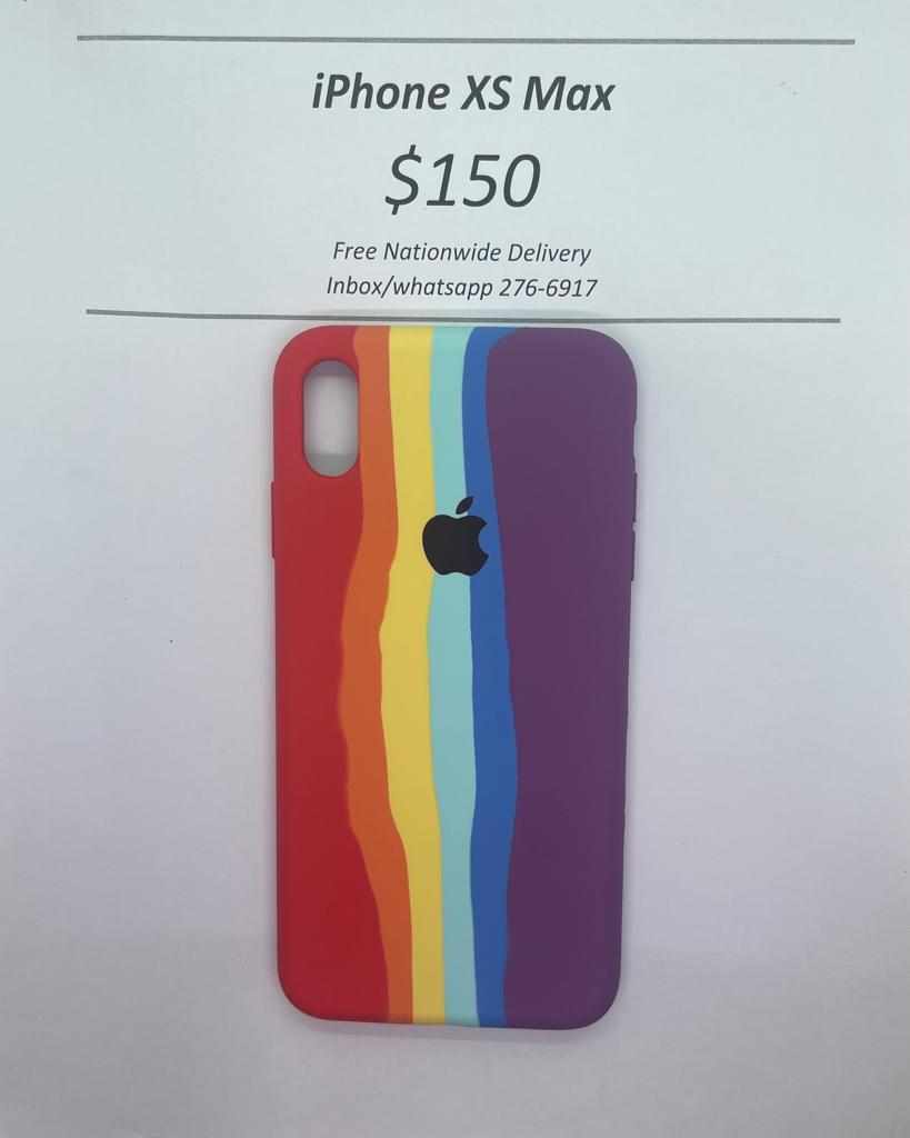 iPhone Xs Max Rainbow Tone Logo Case