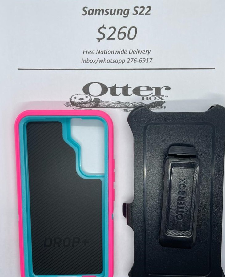 S22 Otterbox-Defender Pink