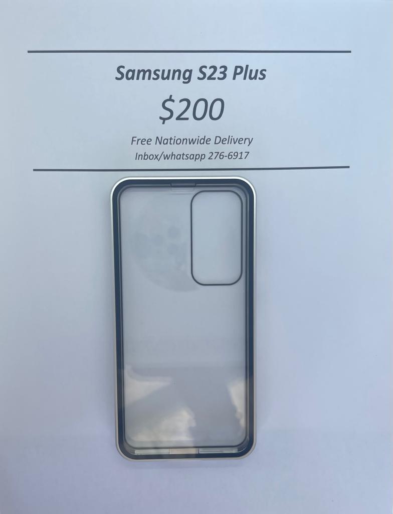 S23 Plus 360 Temper glass case