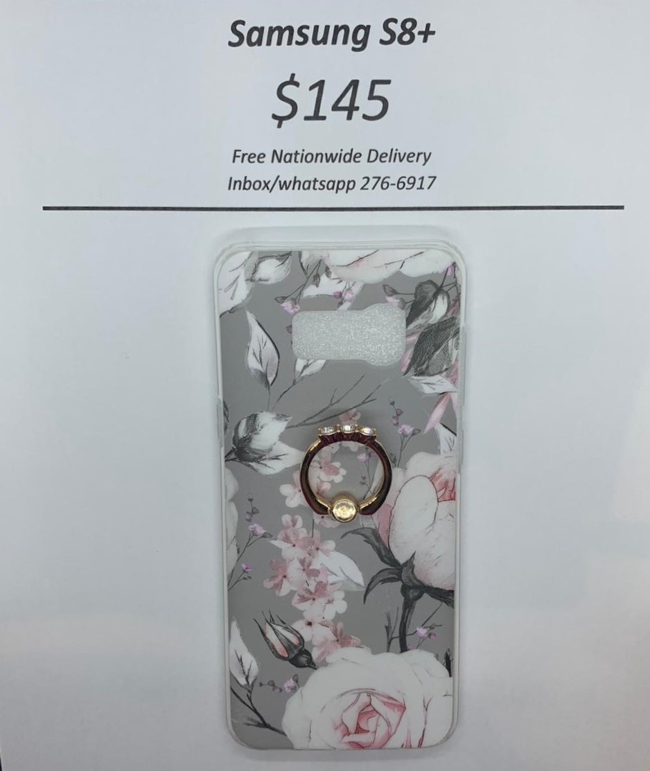 S8+ Grey Floral Ring