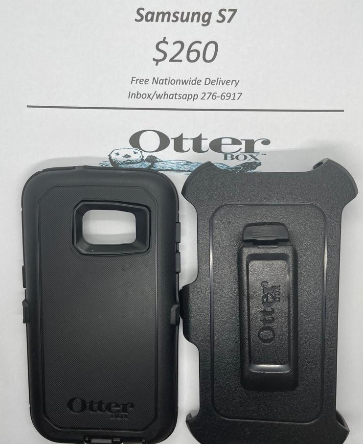 S7 Otterbox-Defender Black