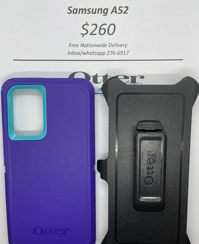 A52/A52s 5g Otterbox Defender Purple