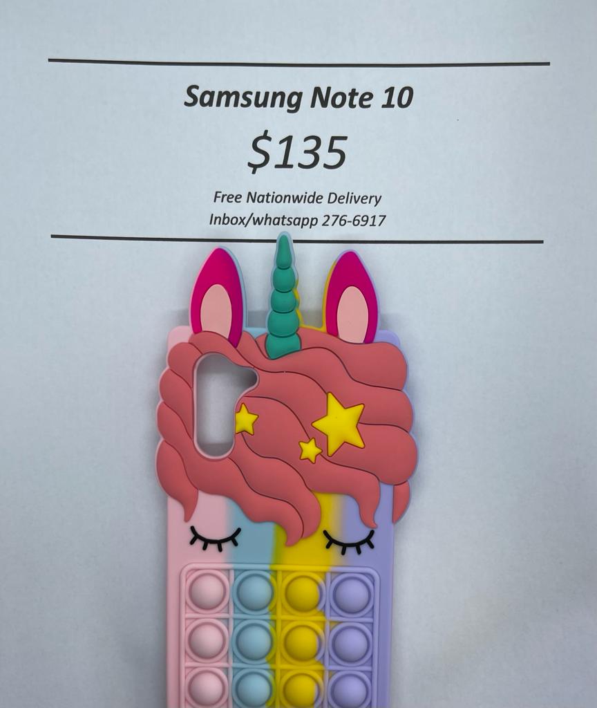 Samsung Note 10 Colourful Unicorn