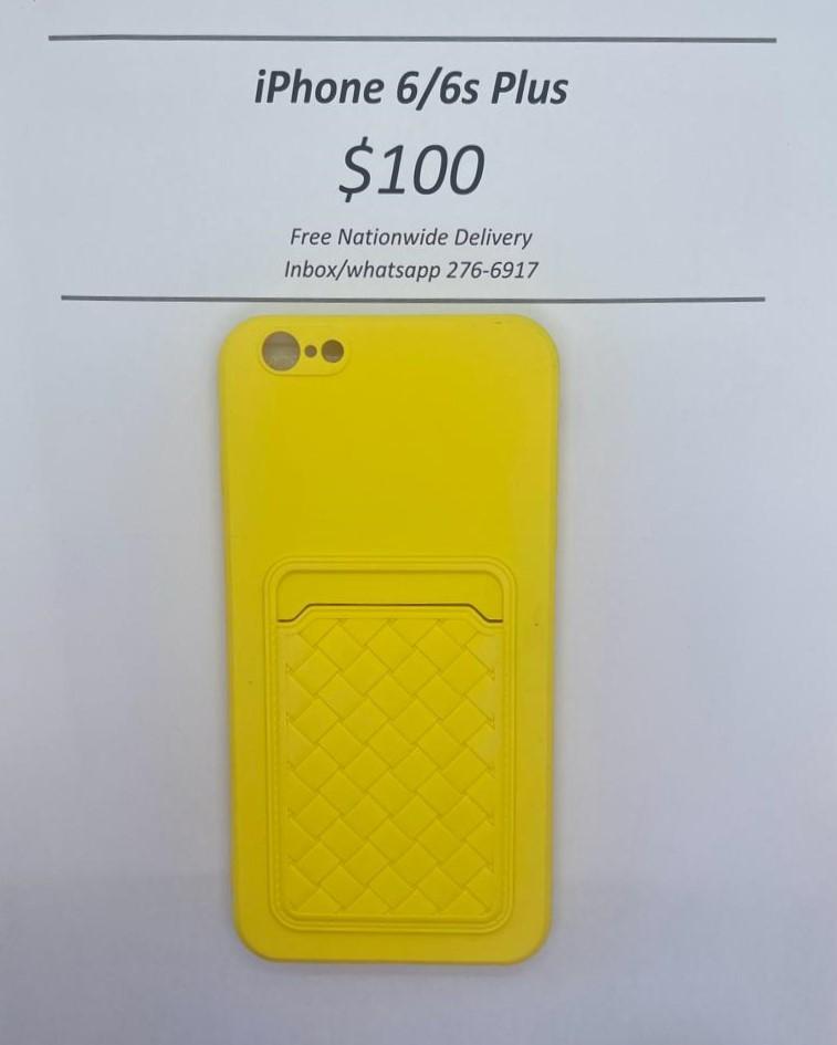 iPhone 6/6s Plus Yellow Card Holder