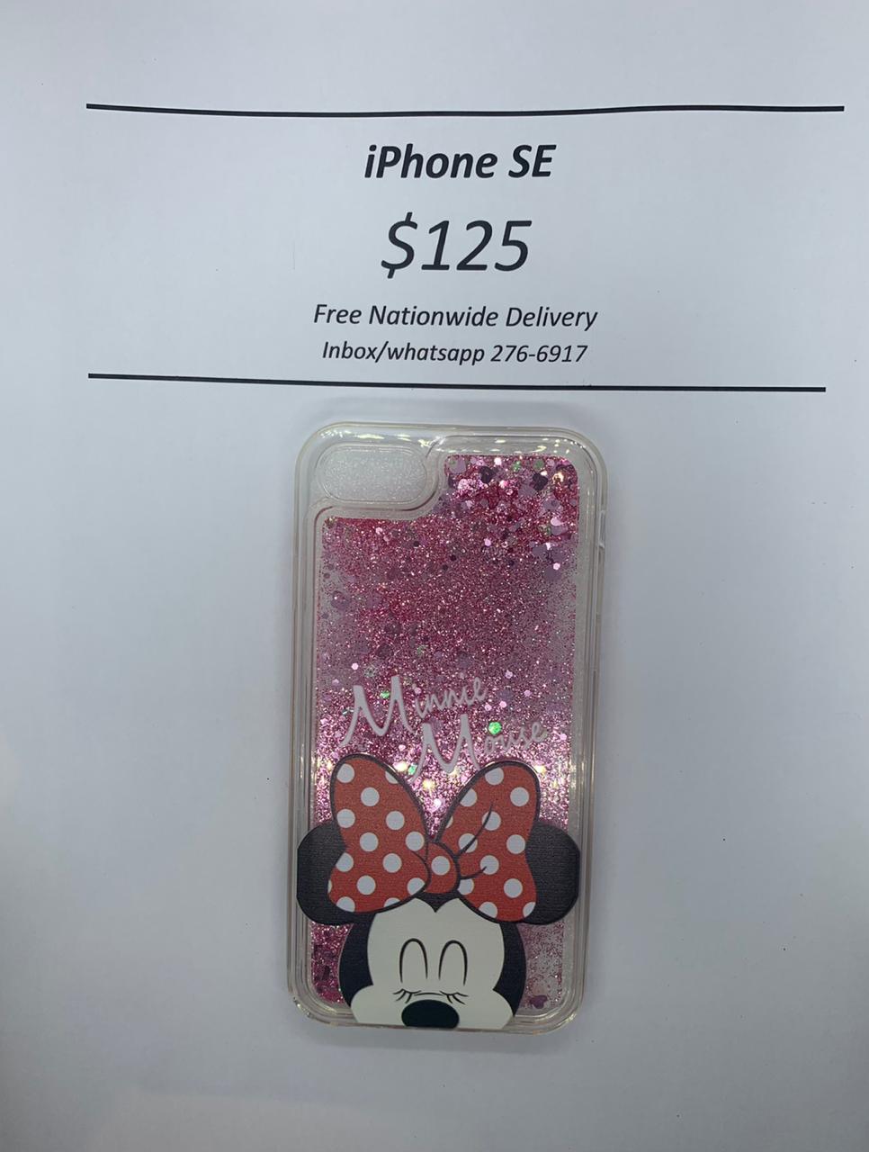 iPhone SE Minnie Liquid Glitter