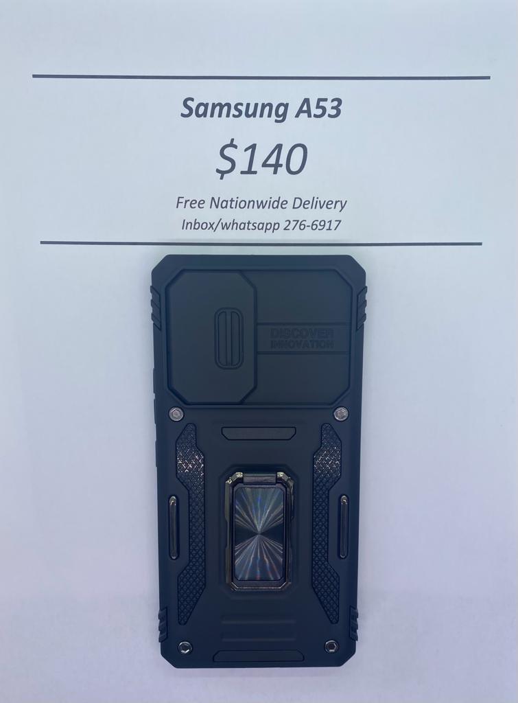 A53 Black Rugged w Camera Cover