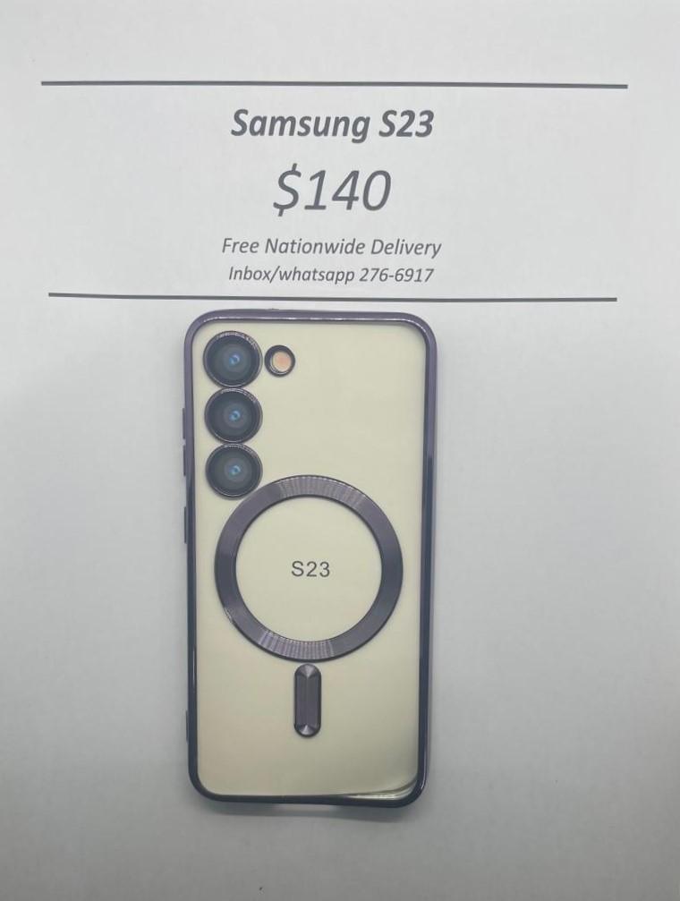 S23 Purple Wireless Charging Magnetic Case