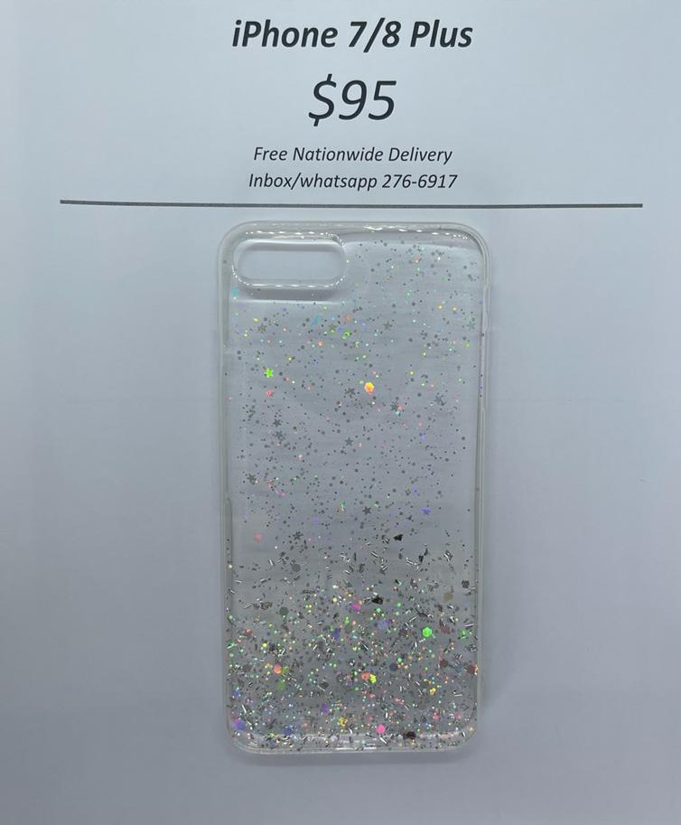 i7/8+ Clear Glitter