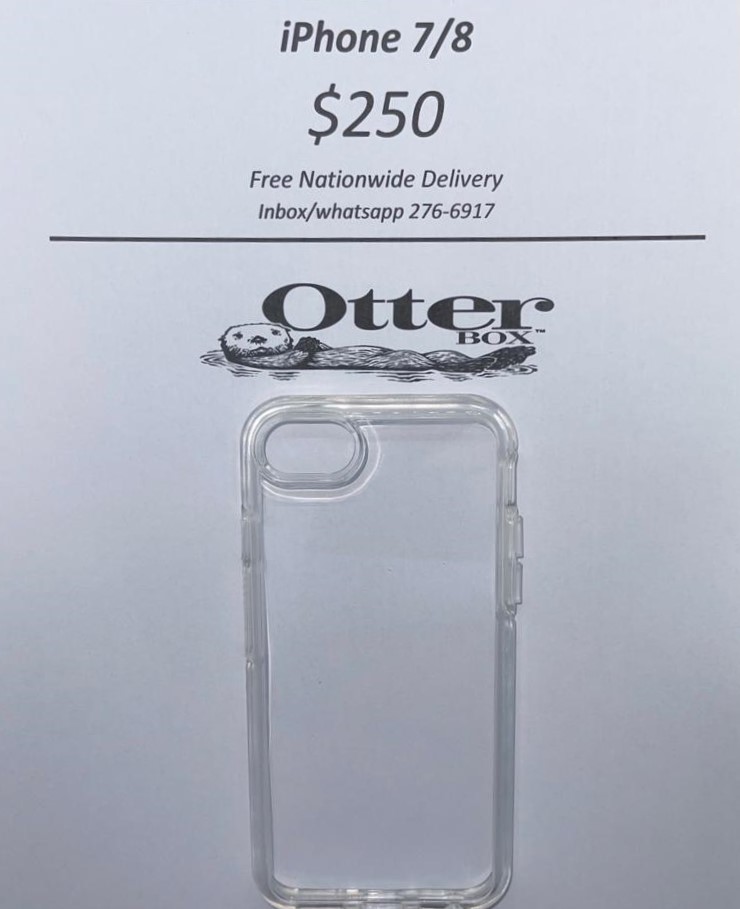iPhone 7/8 Otter Box Symmetry Clear