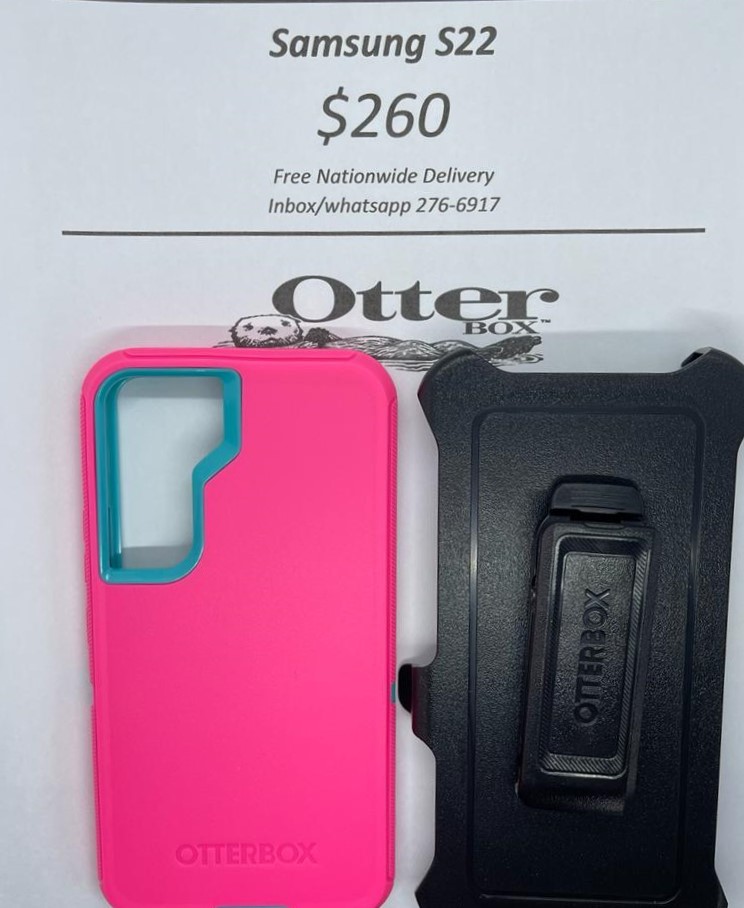 S22 Otterbox-Defender Pink