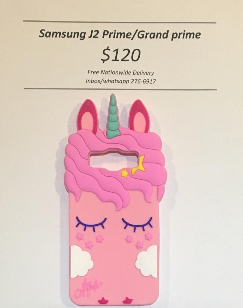 J2 Prime/Grand Prime Pink Unicorn