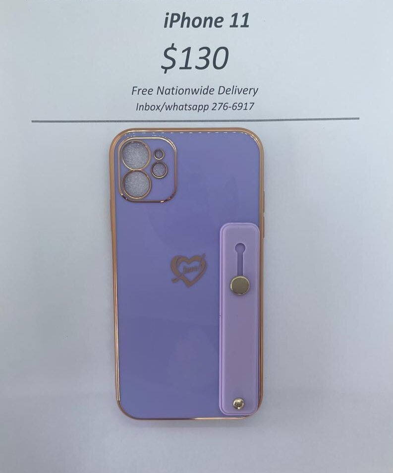 iPhone 11 Purple Heart w Holder