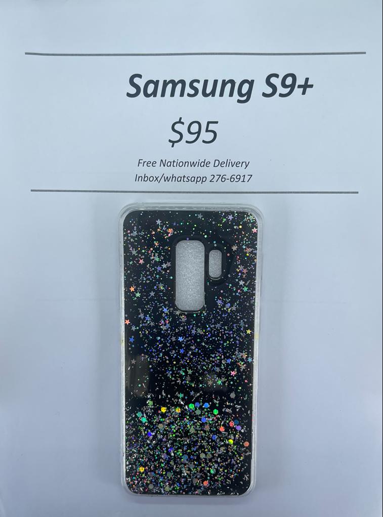 S9 Plus Black Glitter