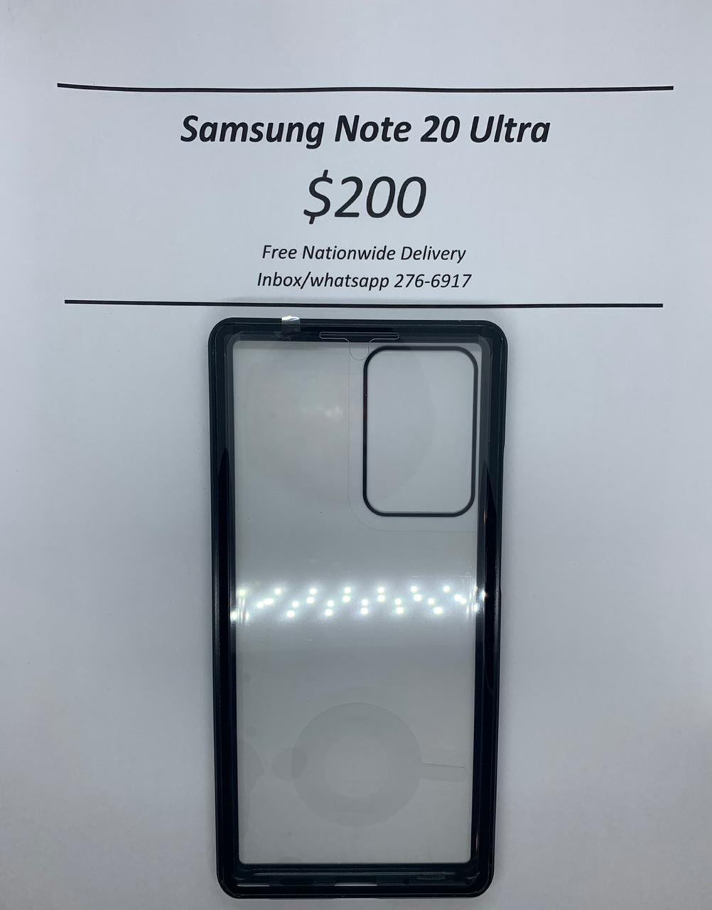 Note 20 Ultra 360 Temper Glass Case