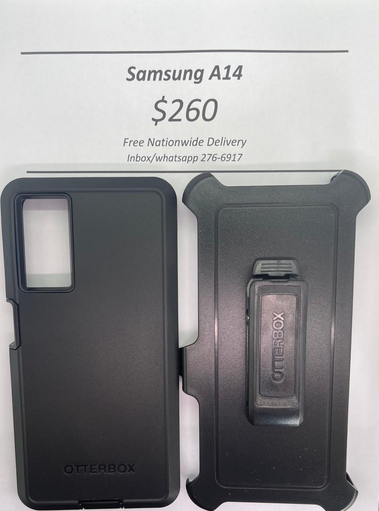 A14 Otterbox-Defender Black