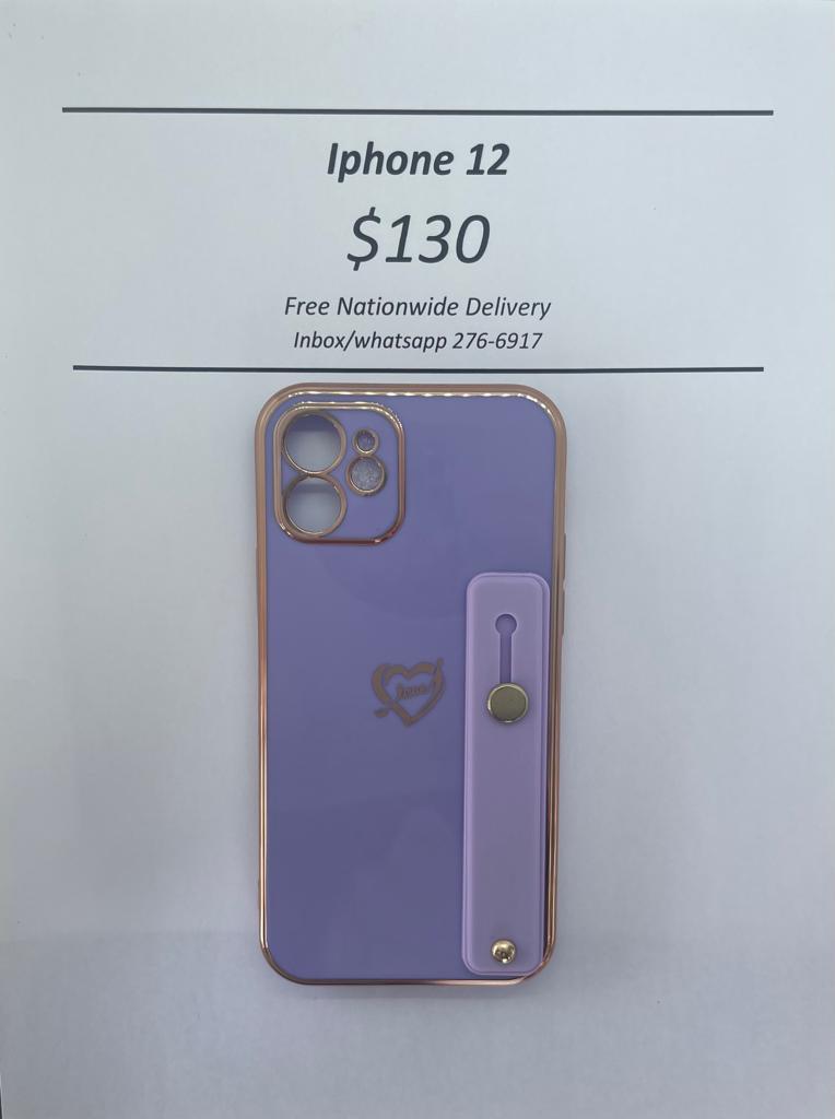 iPhone 12 Purple Heart w Holder