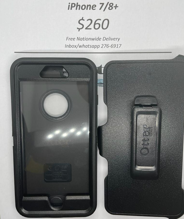 iPhone 7/8+ Otterbox-Defender Black
