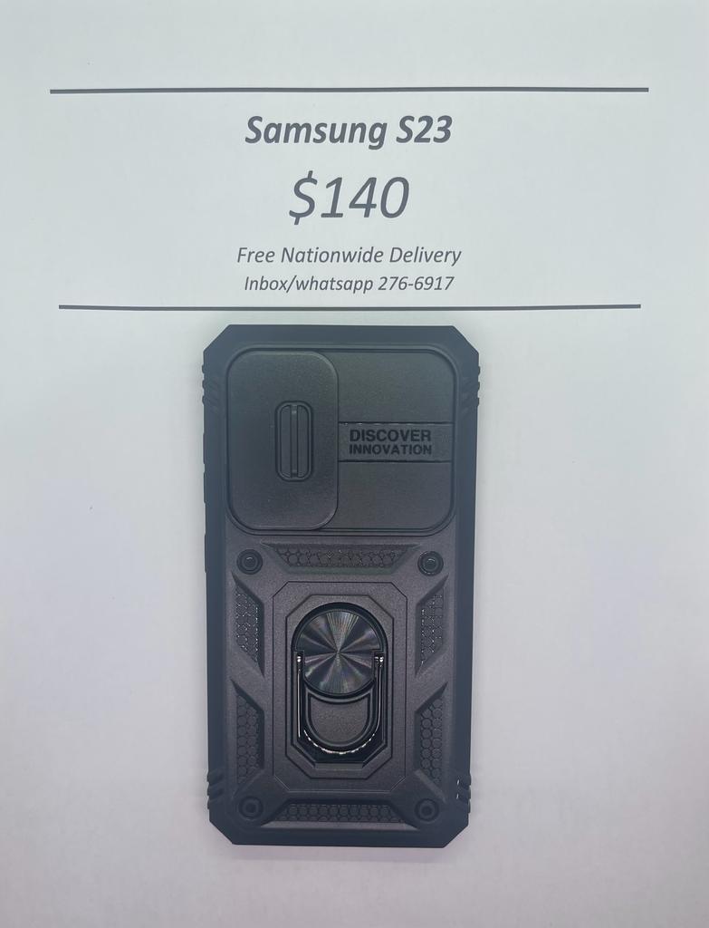 S23 Black Rugged w Camera Cover