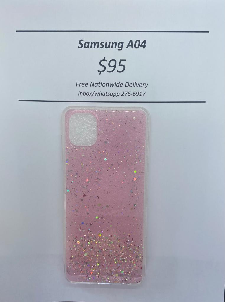 A04 Pink Glitter silicone