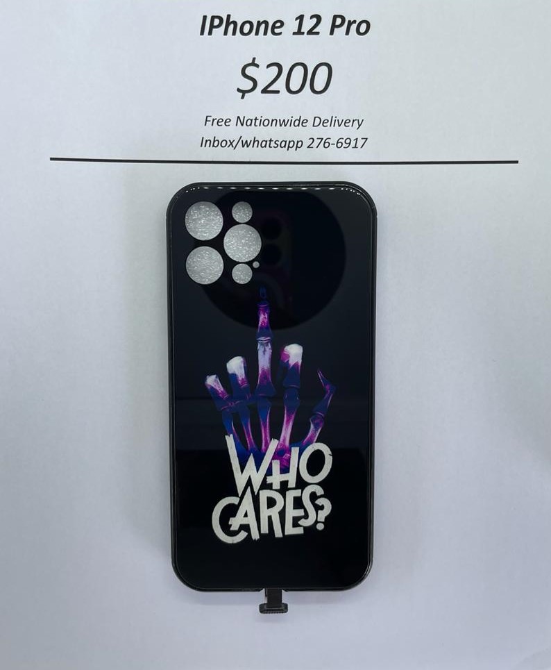 iPhone 12 Pro Who Cares Light up case