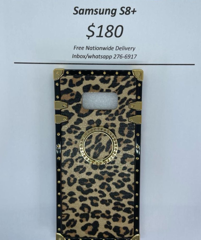 S8+ Leopard without Pop Ring
