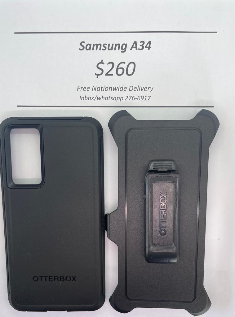 A34 Otterbox-Defender Black