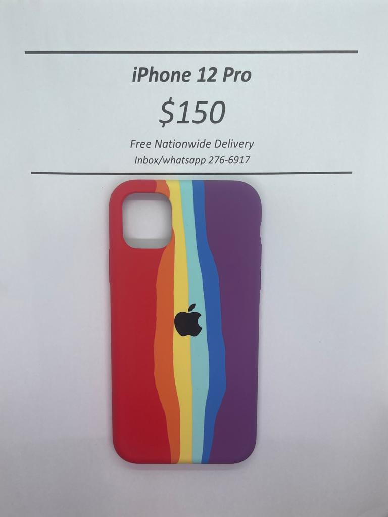 iPhone 12 Pro Rainbow Tone Logo Case