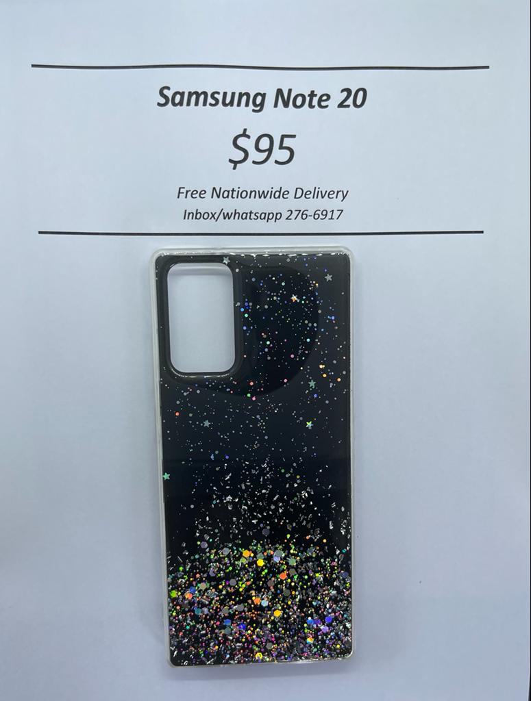 Note 20 Black Glitter