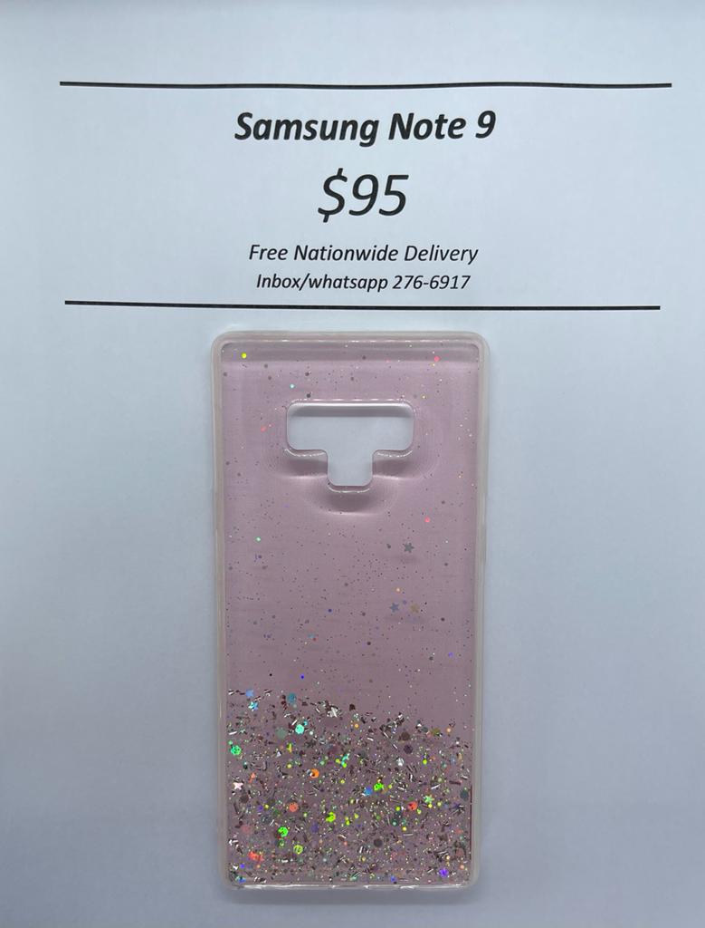 Note 9 Pink Glitter