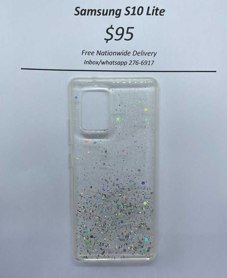 S10 Lite Clear Glitter
