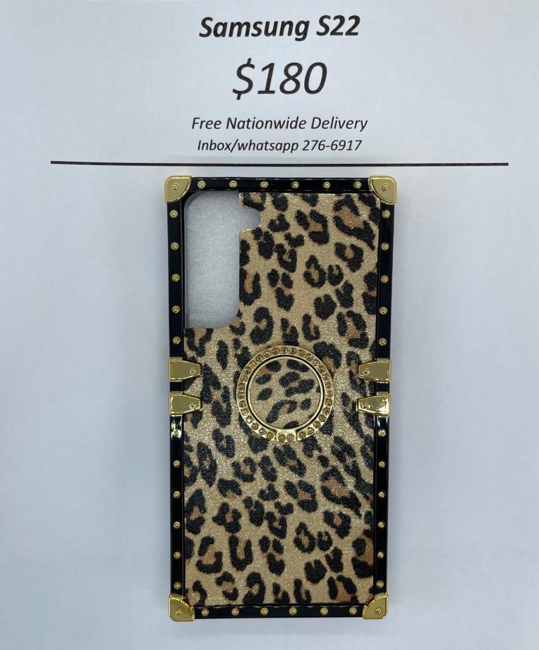S22 Leopard without Pop Ring
