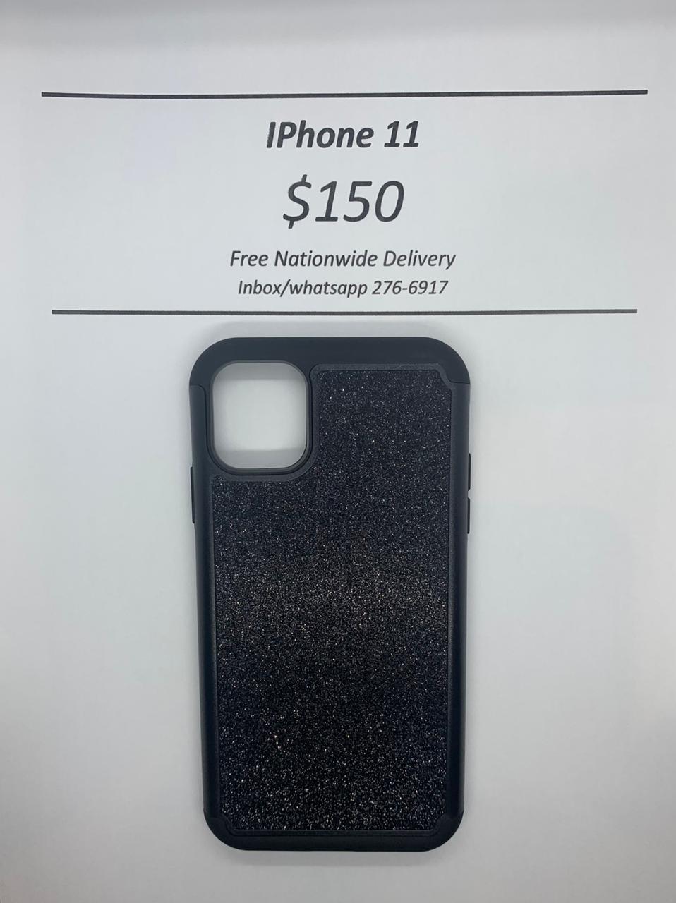 iPhone 11 Black Glitter