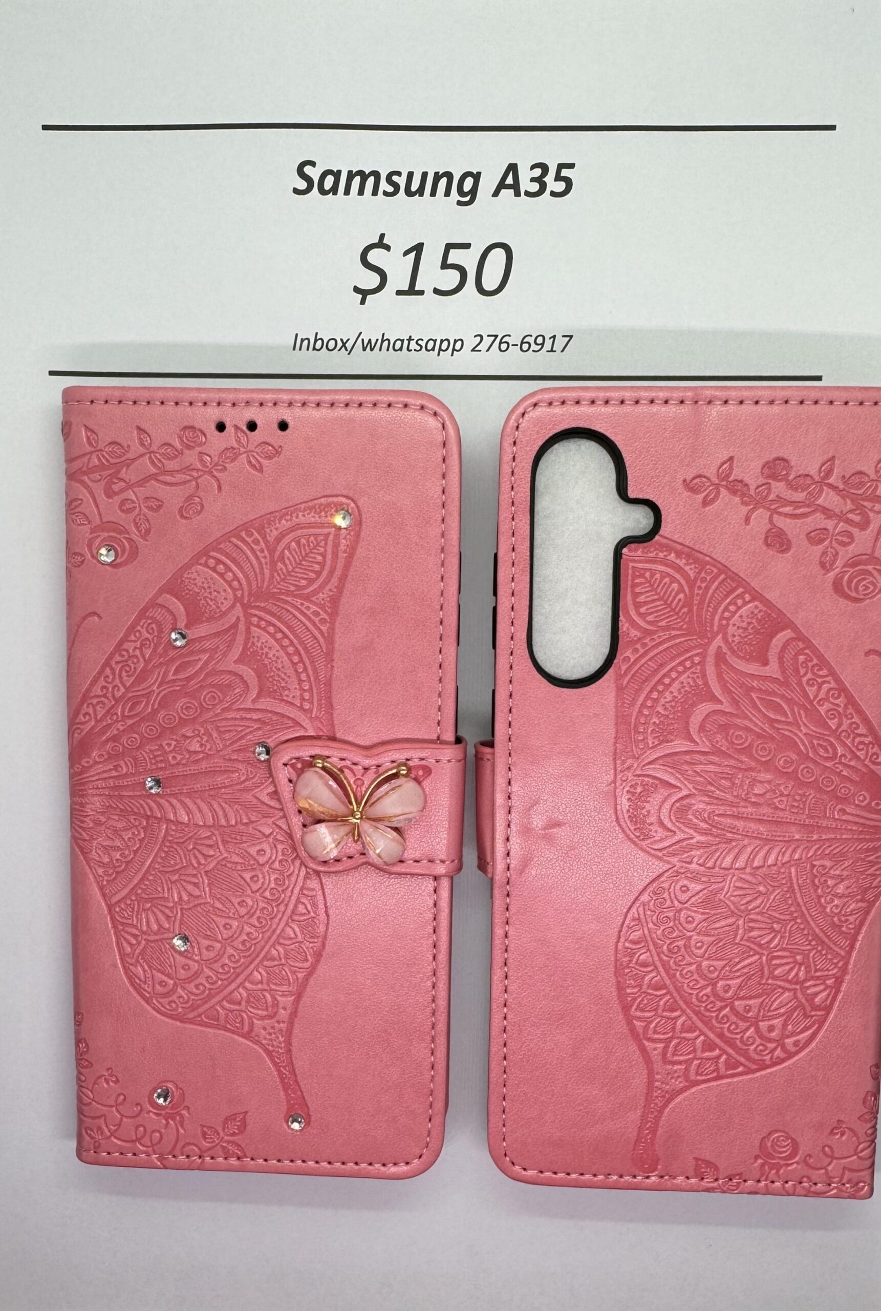A35 Pink Butterfly Wallet
