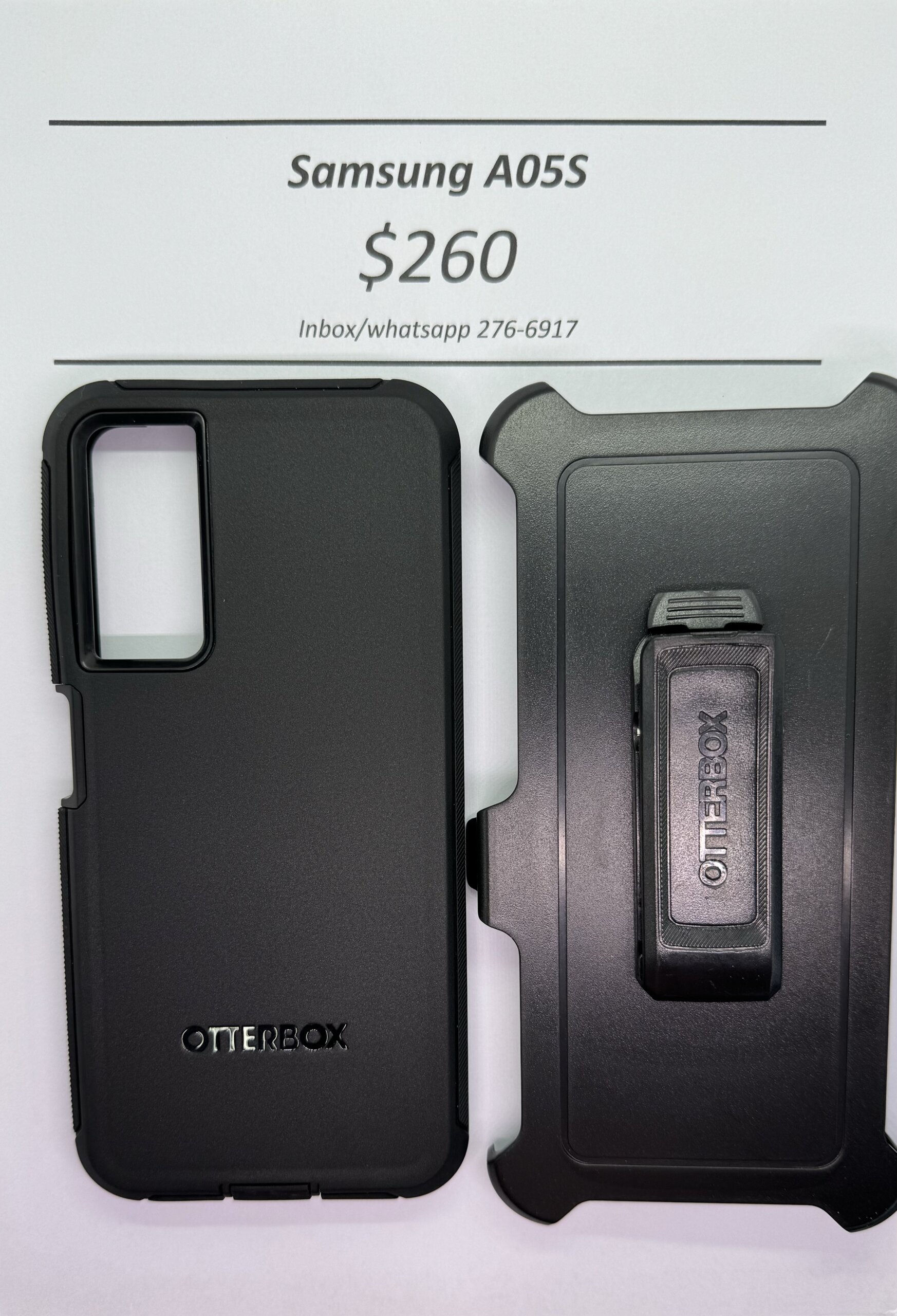 A05s Otterbox-Defender Black