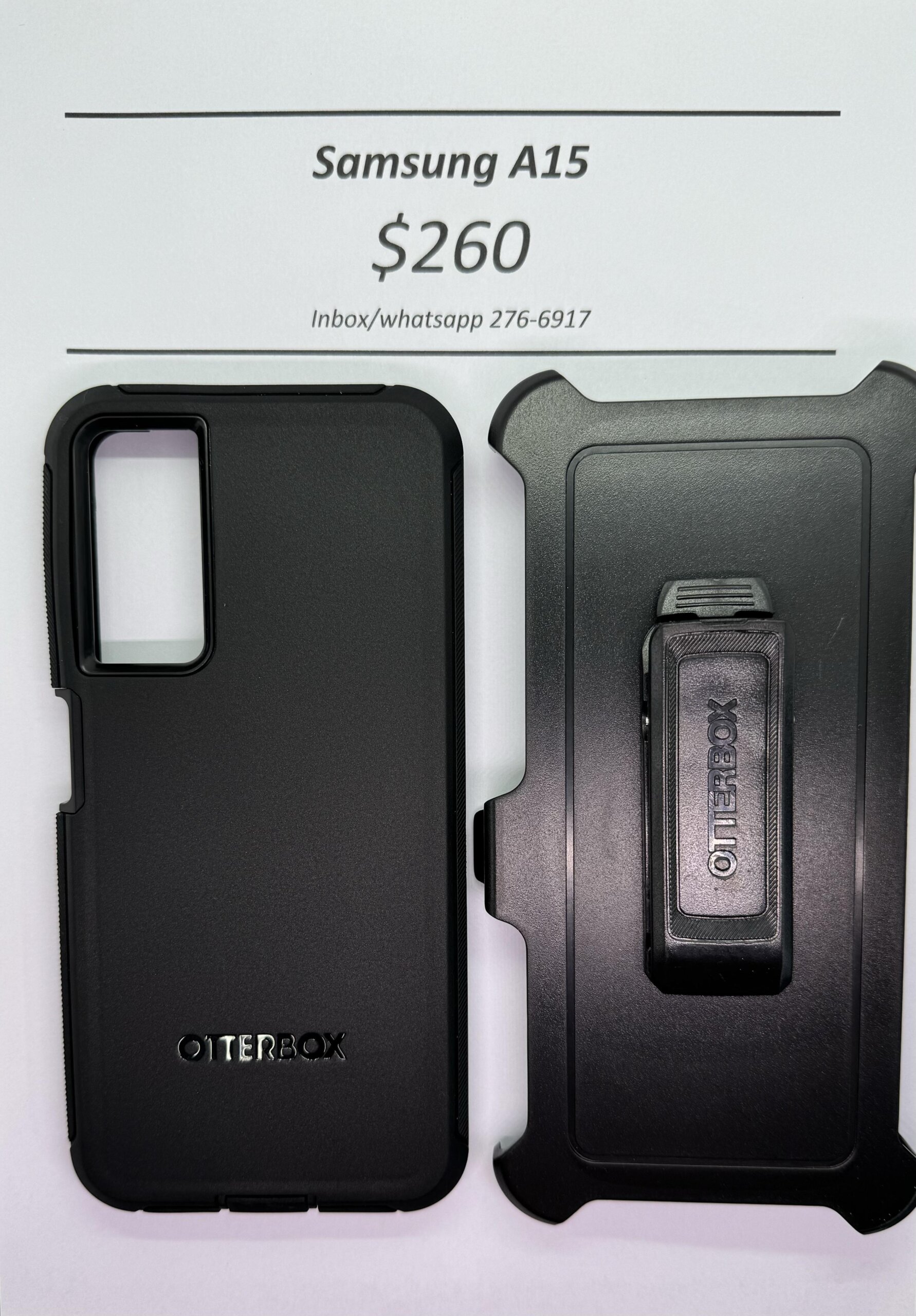 A15 Otterbox-Defender Black