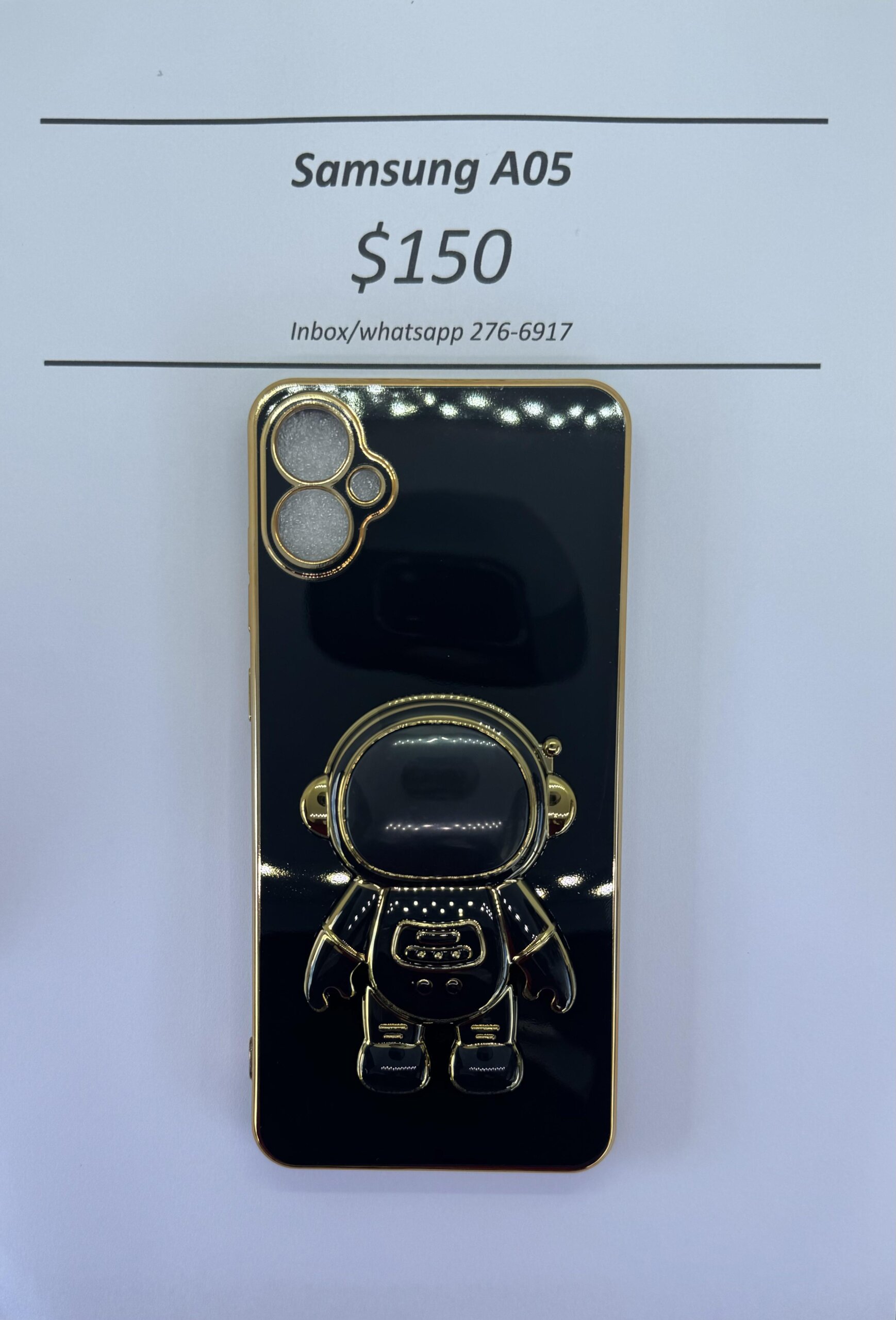 A05 Black 3D Astronaut Phone case