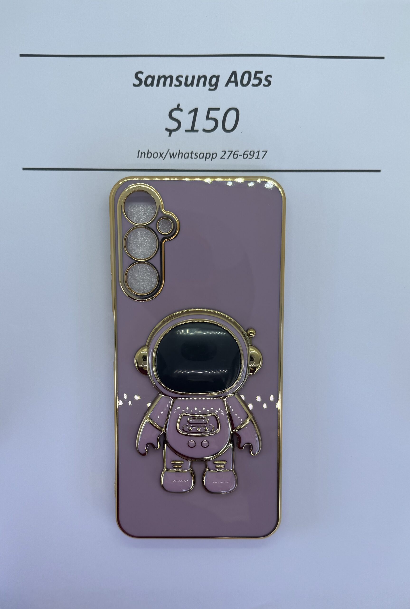 A05s Purple 3D Astronaut Phone case