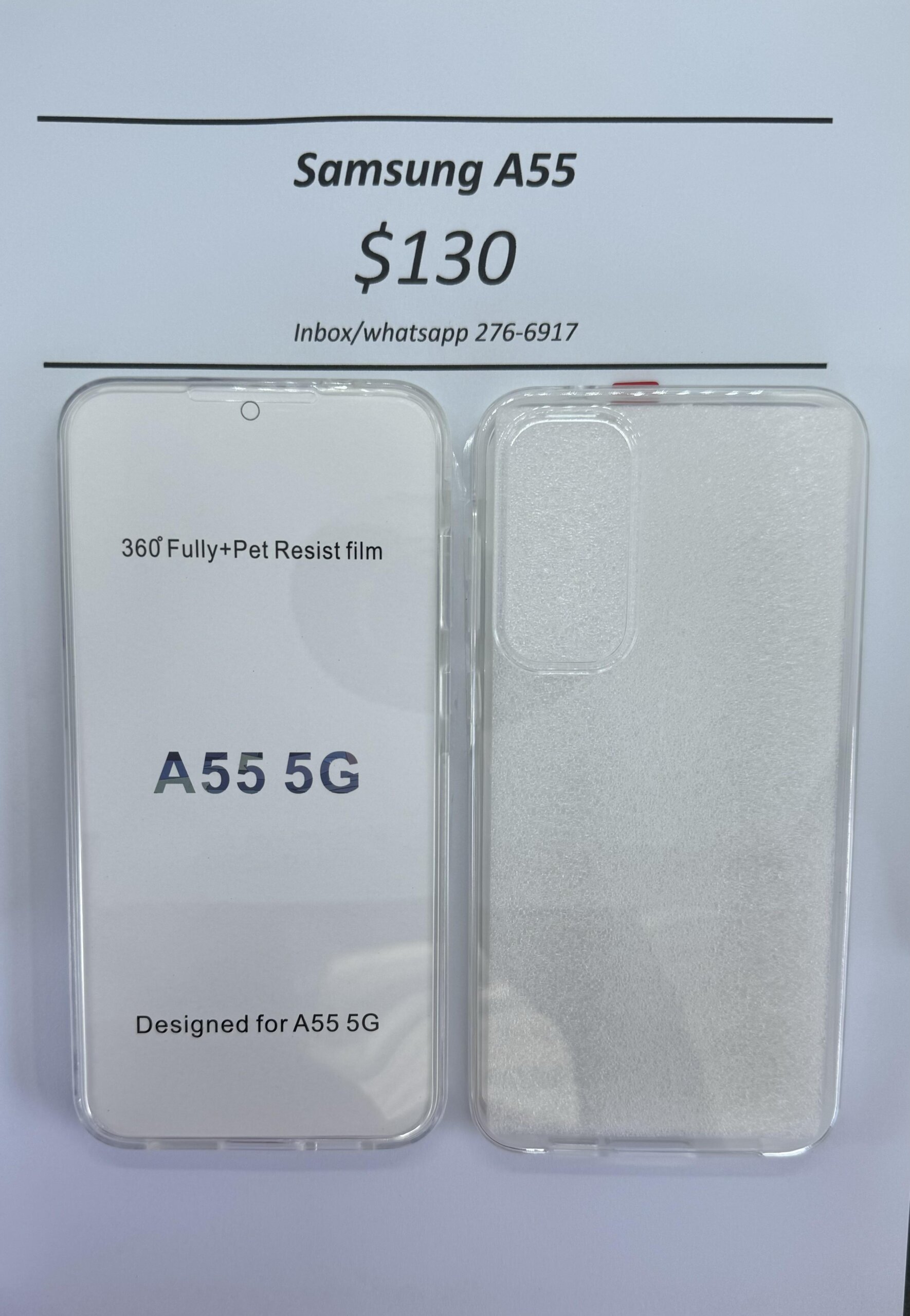 Samsung A55 360 TPU Case