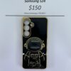 S24 Black 3D Astronaut Phone case
