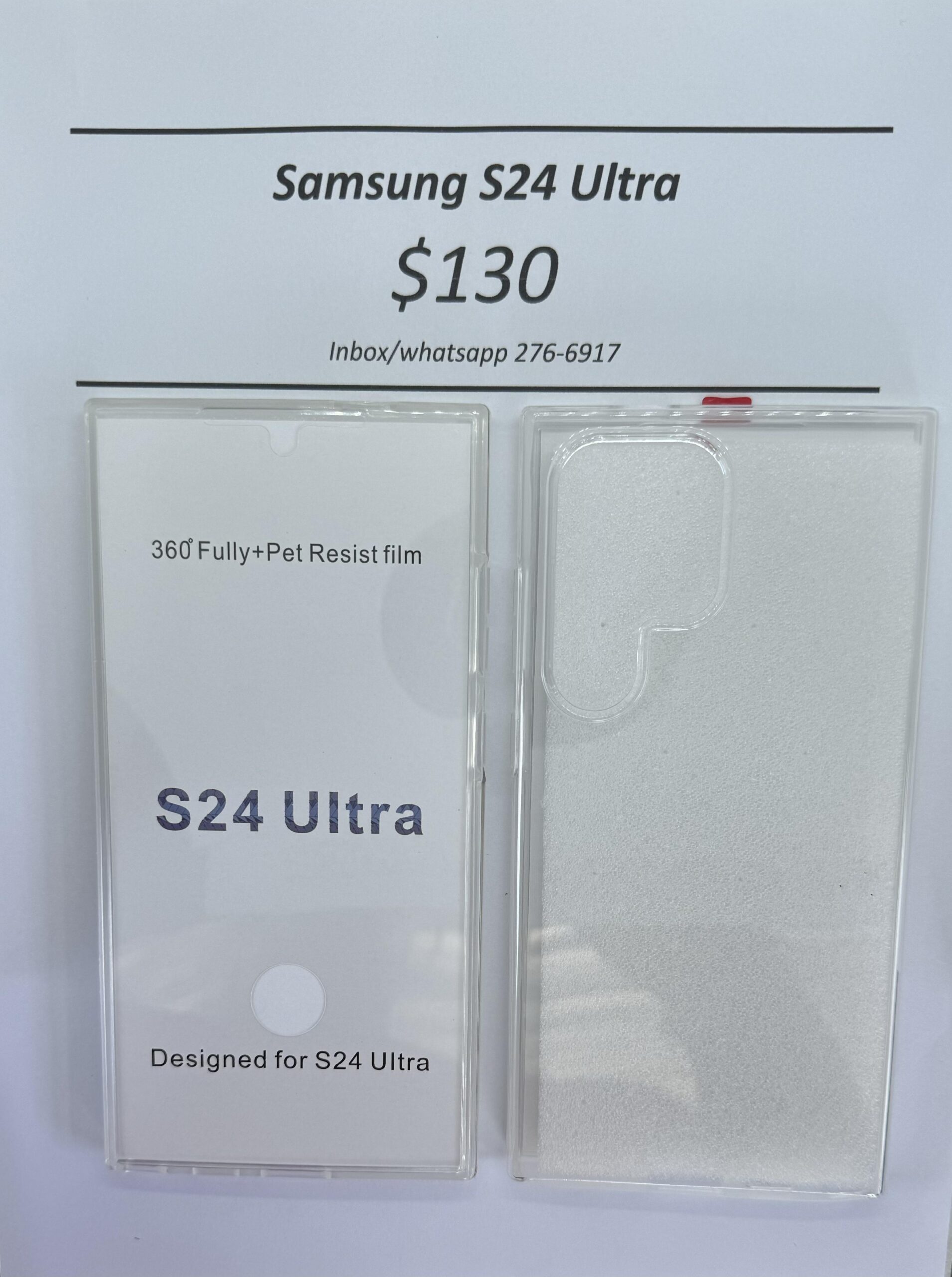 Samsung S24 U 360 TPU Case