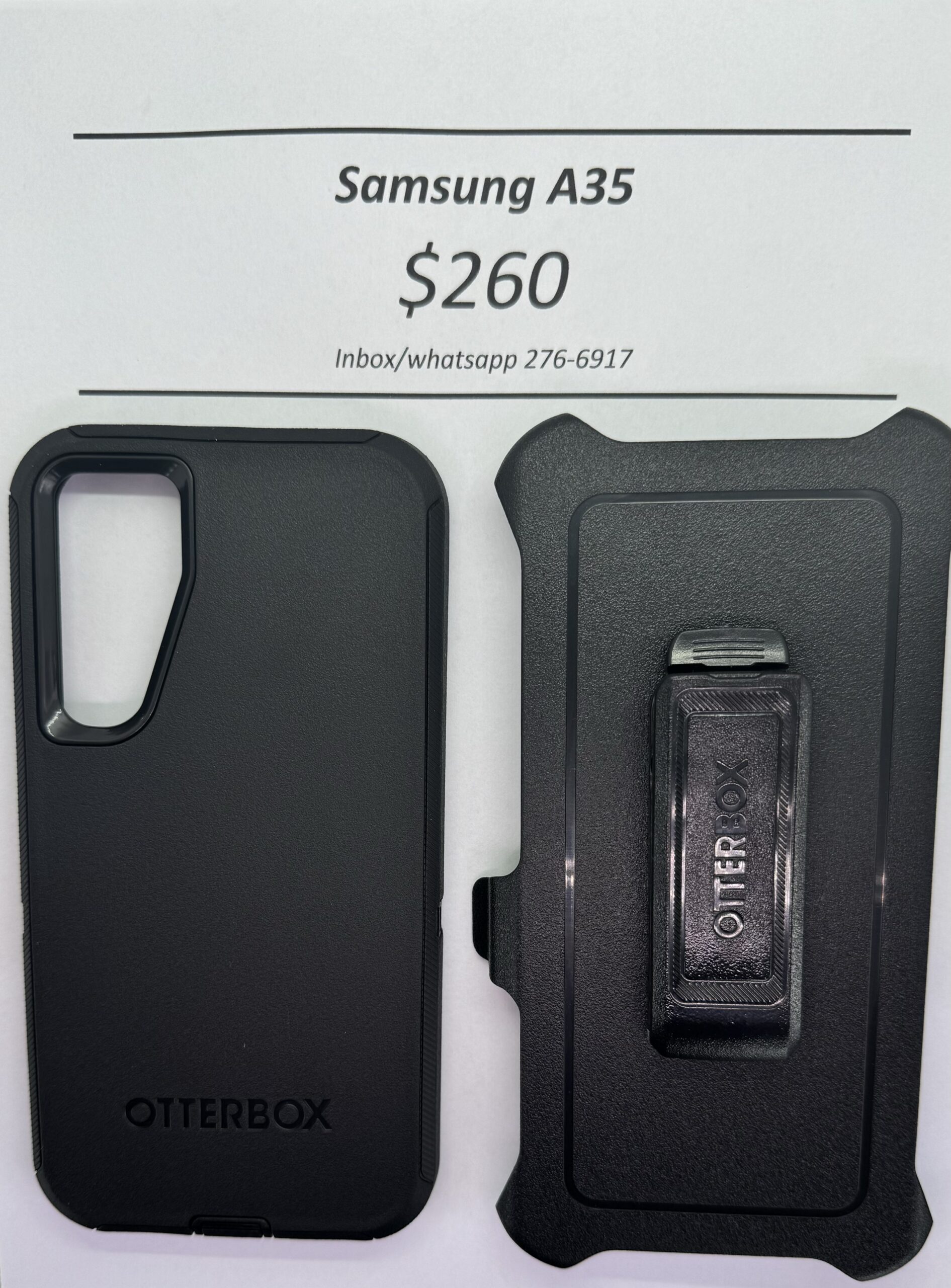 A35 Otterbox-Defender Black