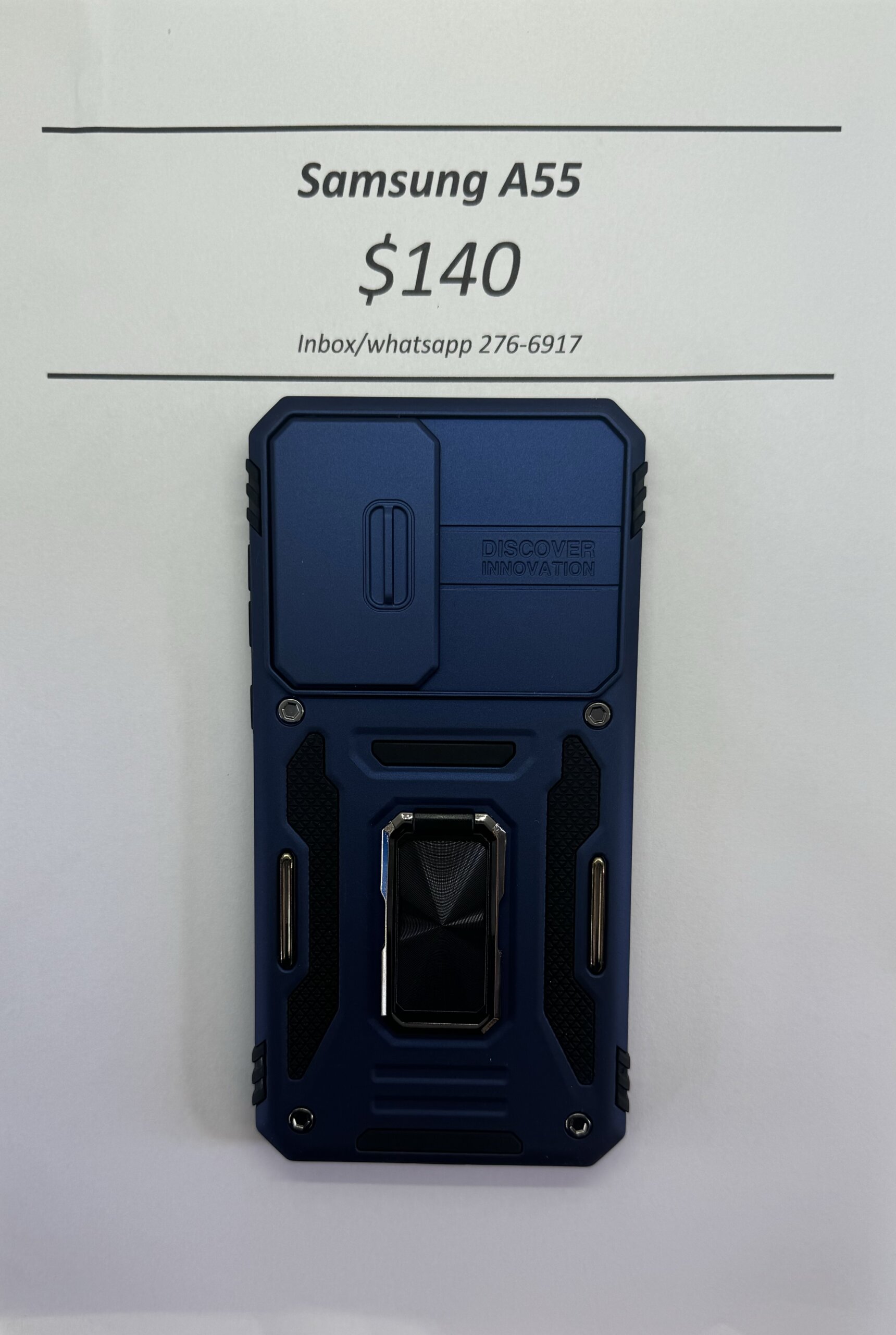 A55 Blue Rugged with Camera Cover