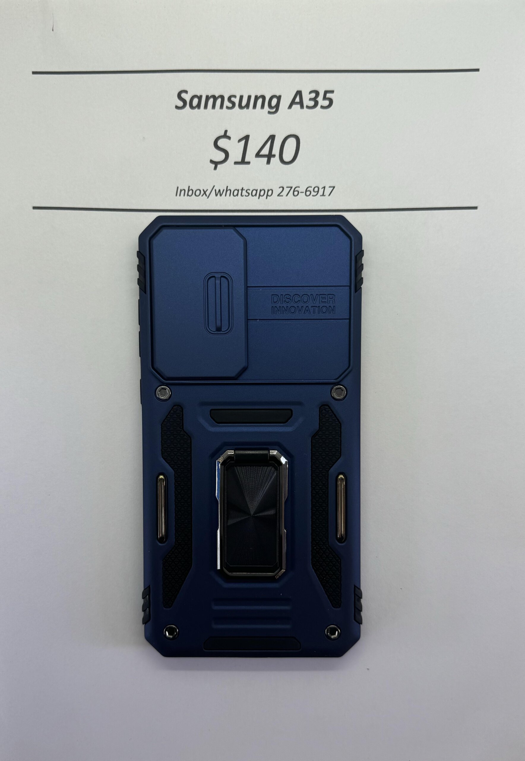 A35 Blue Rugged with Camera Cover