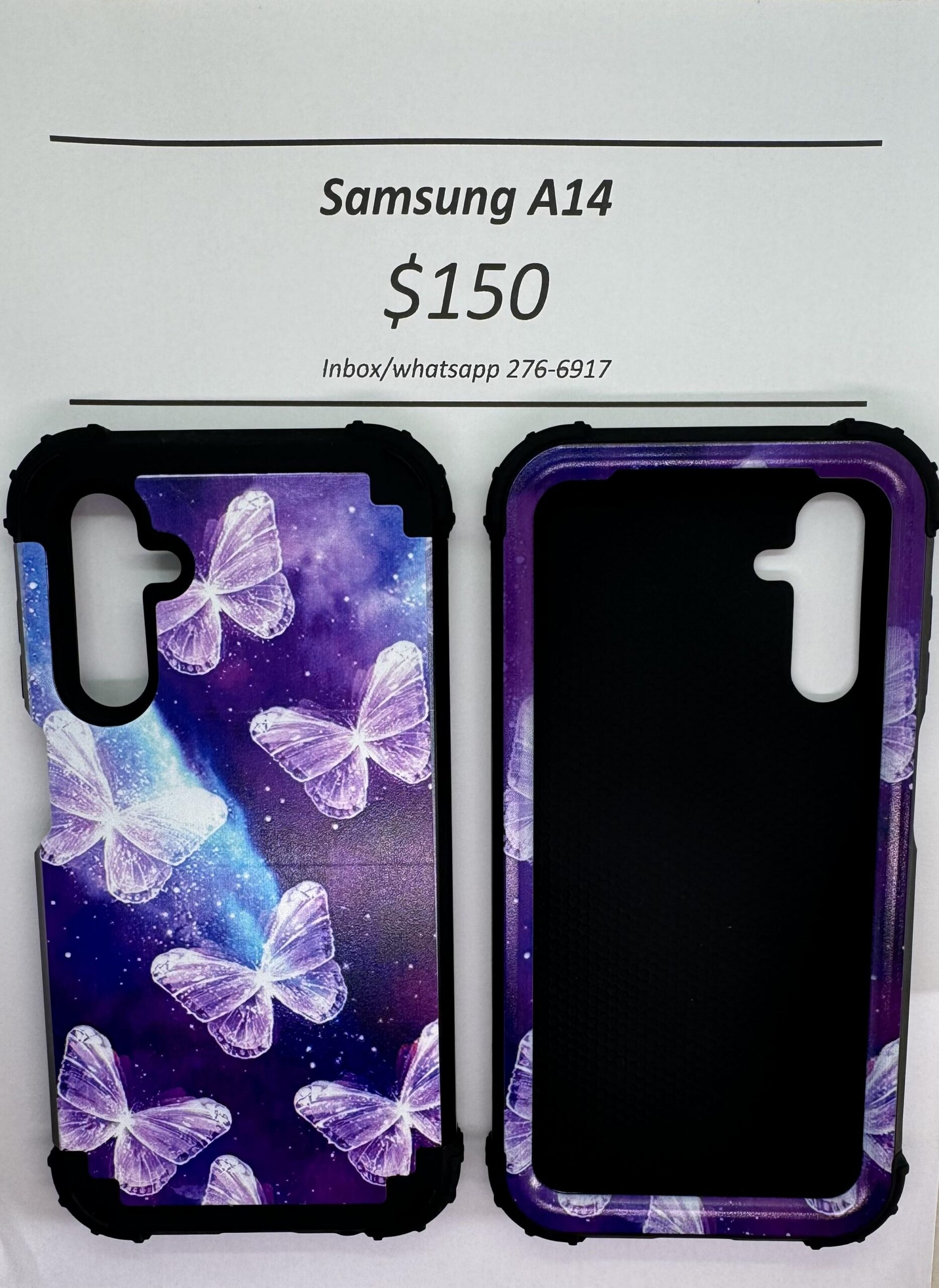 A14 Purple Rugged Butterfly