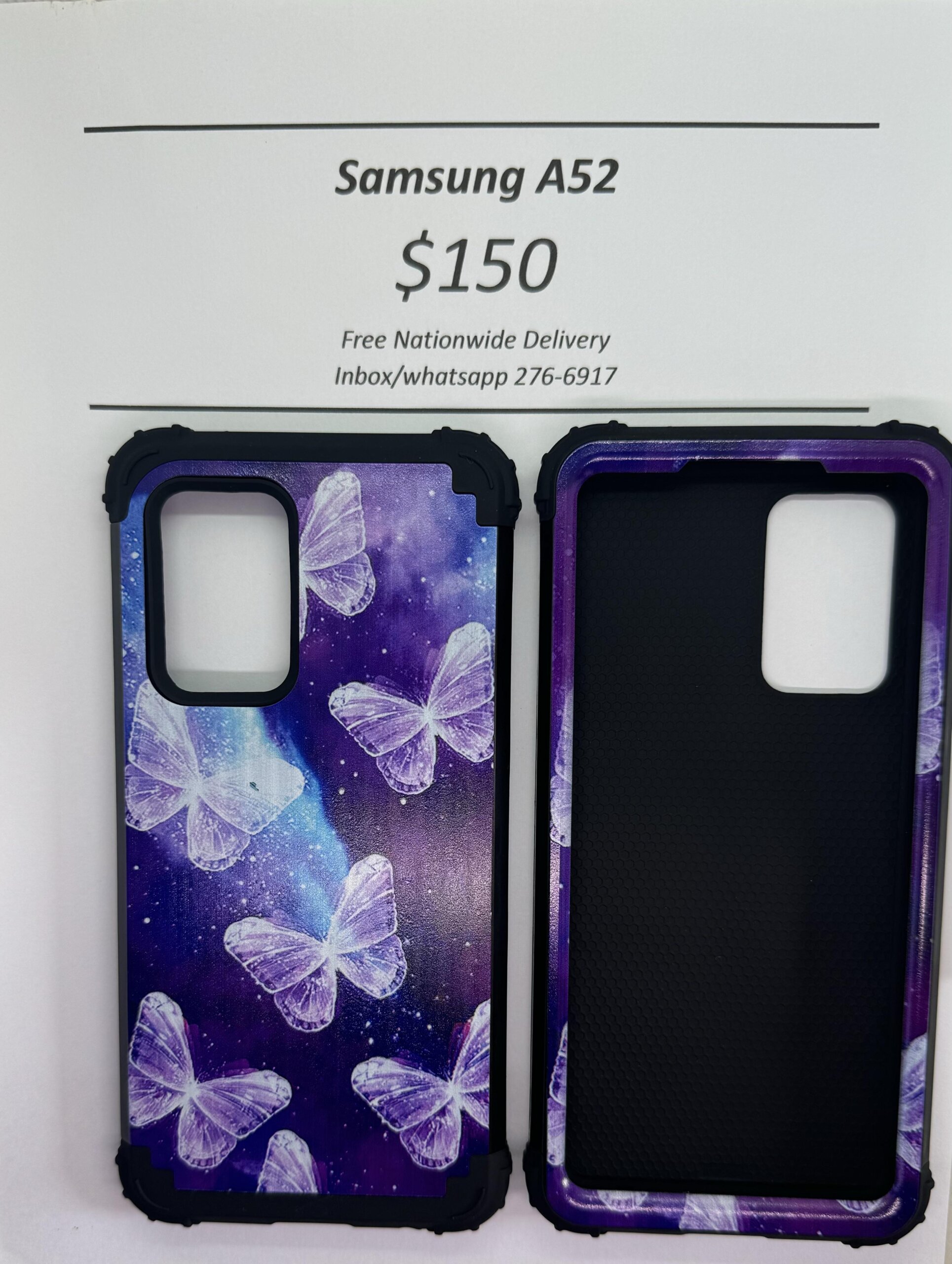 A52 Purple Rugged Butterfly