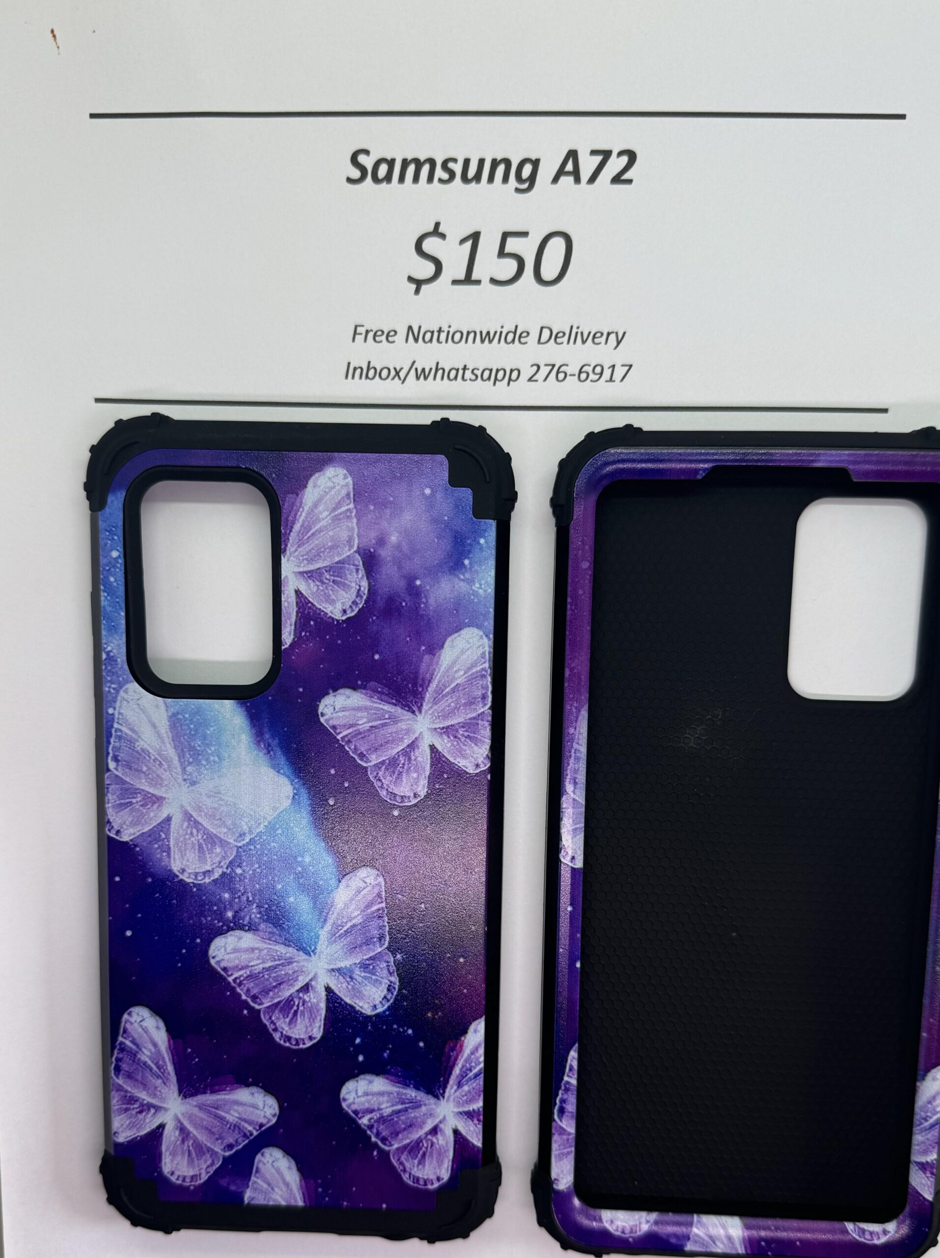 A72 Purple Rugged Butterfly