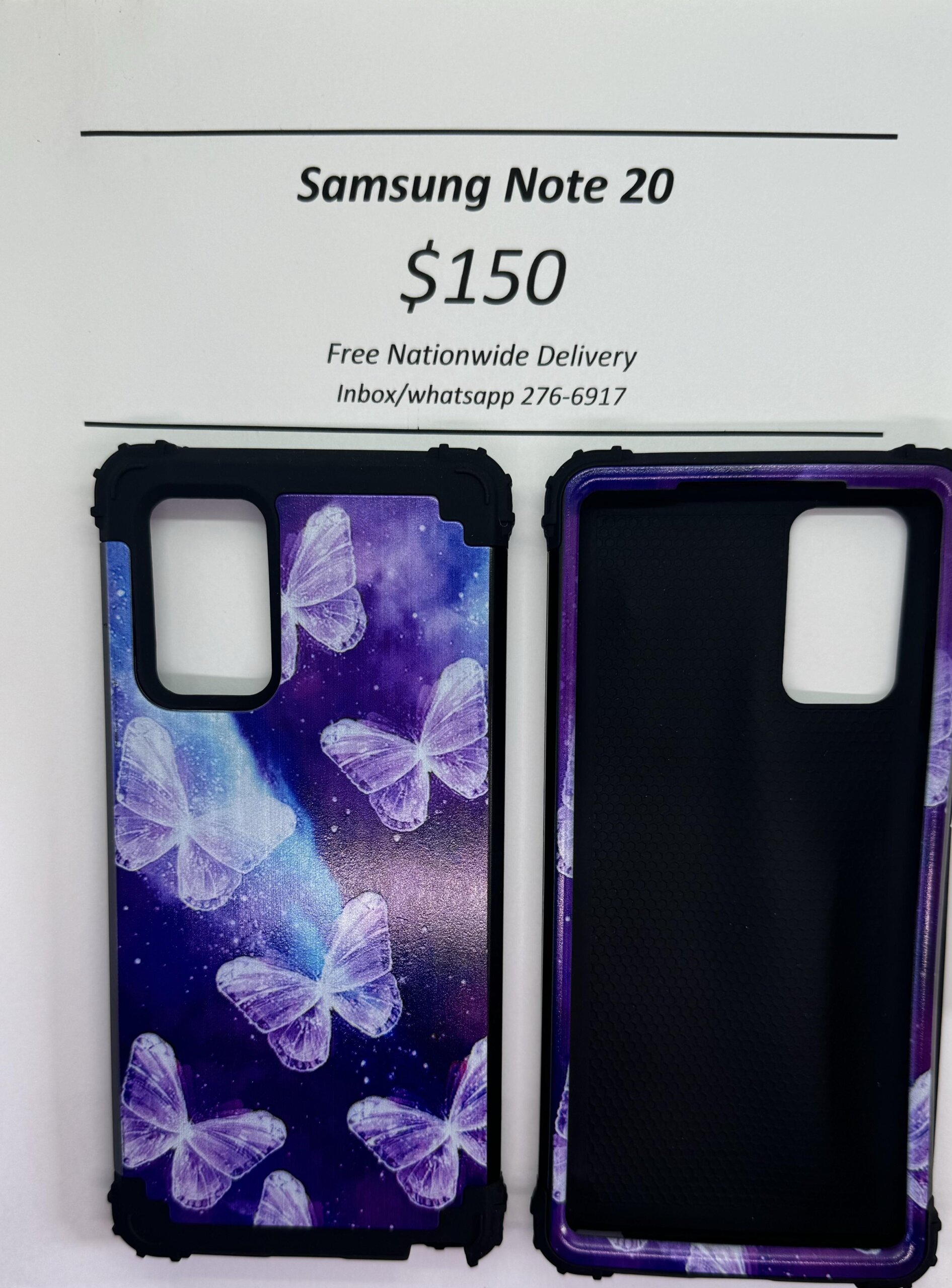 Note 20 Purple Rugged Butterfly