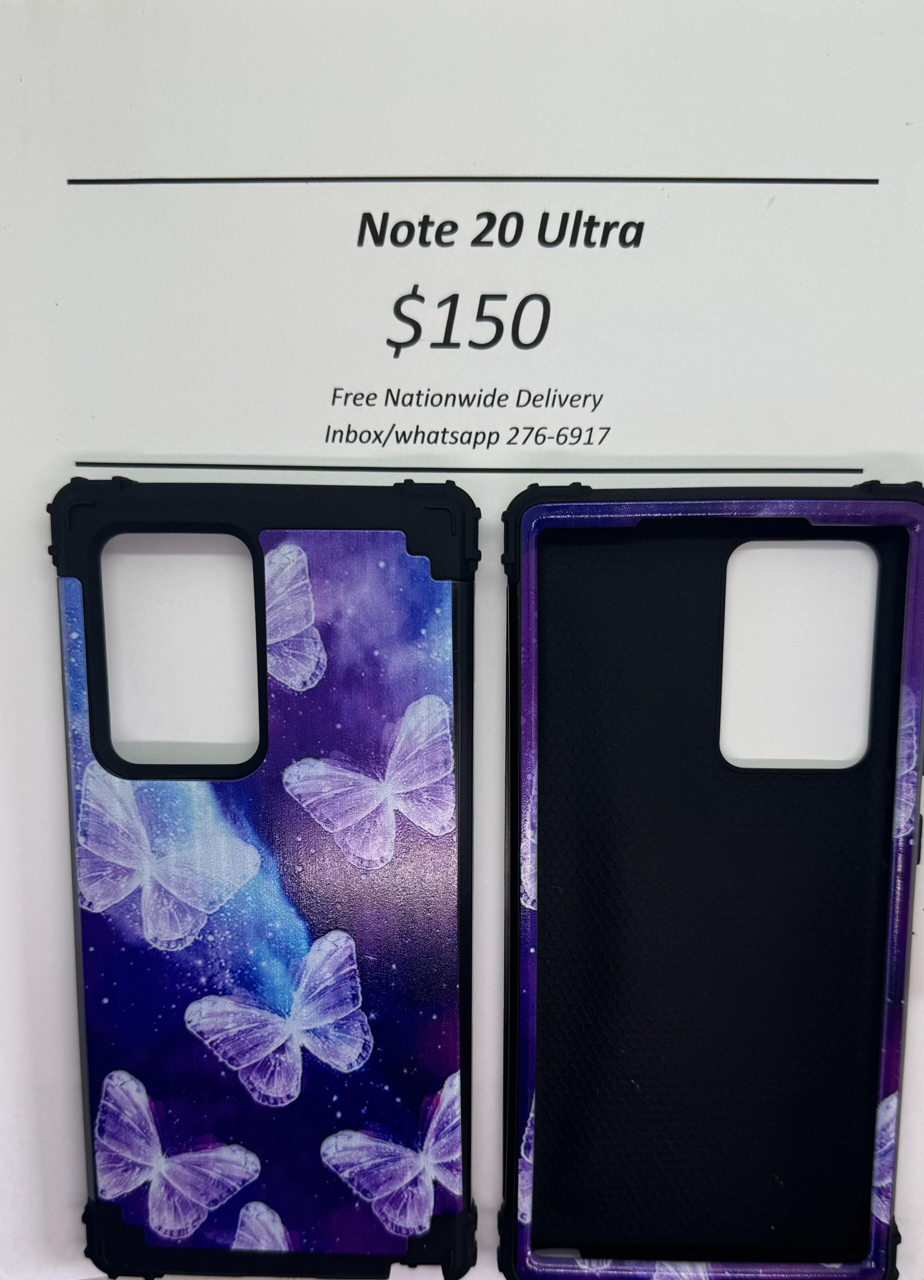 Note 20 Ultra Purple Rugged Butterfly